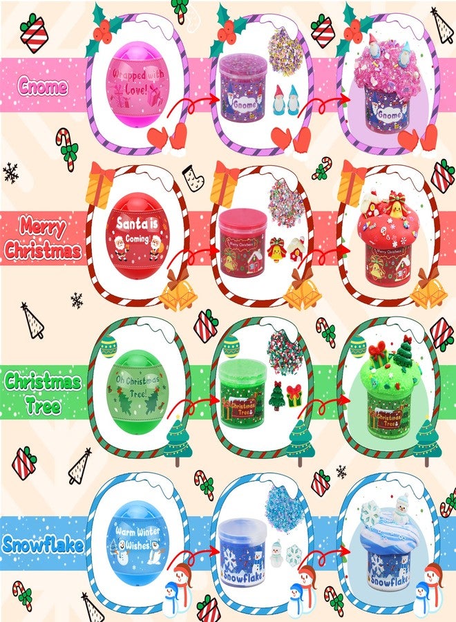 LAWOHO Stocking Stuffers for Kids, Christmas Slime, Cloud Slime kit for Girls Ages 8-12, for Girls and Boys Christmas Stocking Stuffers, 4 5 6 7 8 9 10 Year Old Kids Stocking Stuffers - Image 4